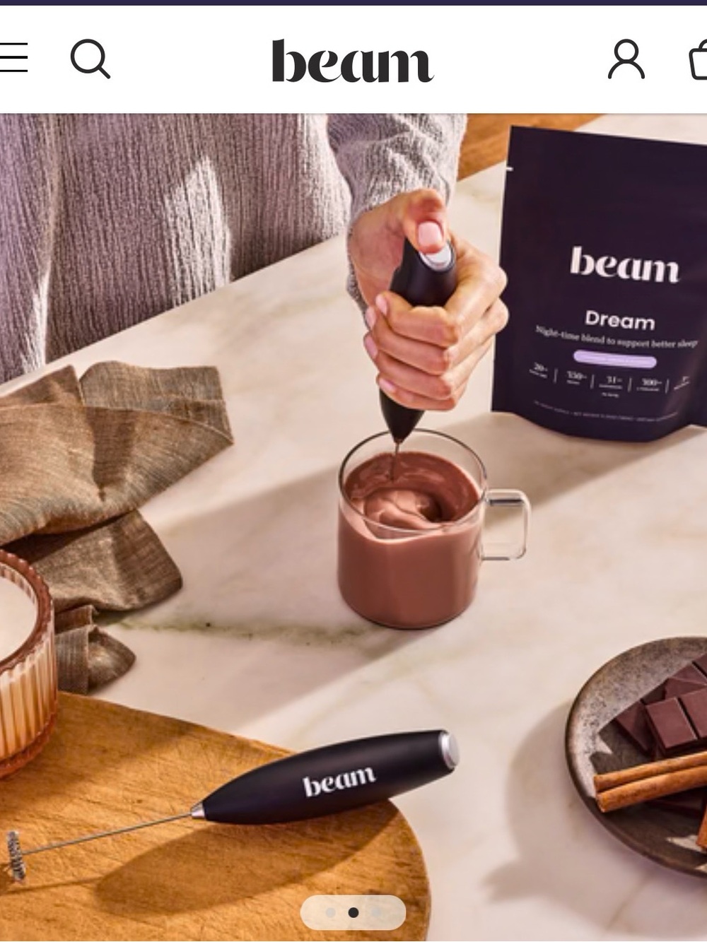 Beam Milk Frother - Black